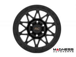 Custom Wheel 78 Series - Simulated Beadlock - Gloss Black | 18x9 | 5x5.0 | -12mm - Rough Country